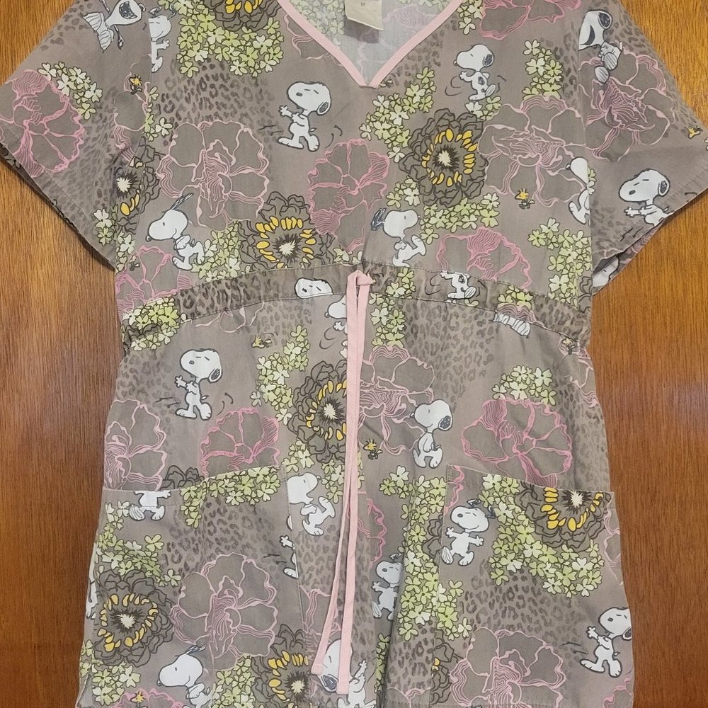 Snoopy Scrub top